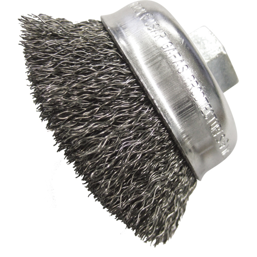 3-1/2" Crimped Wire Wheel Cup Brushes SPOC Demo