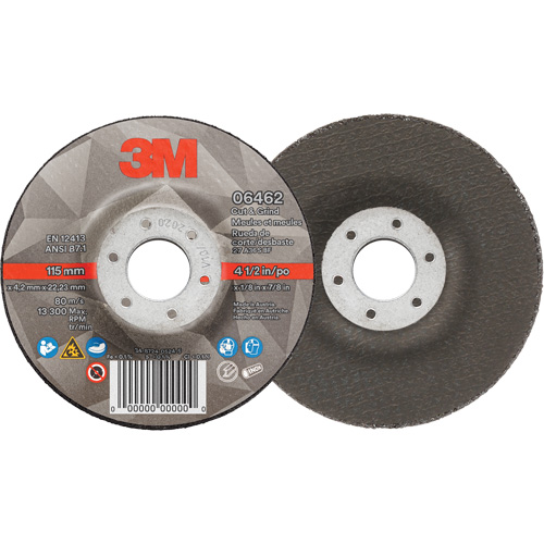 Cut & Grind Wheel, 4-1/2" x 1/8", 7/8" Arbor, Type 27, Ceramic SPOC Demo