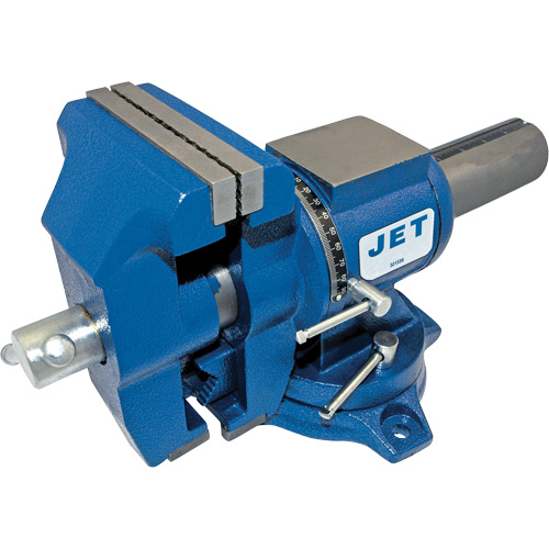 Multi-Purpose Heavy-Duty Vise, 5" Jaw Width, 3" Throat Depth SPOC Demo