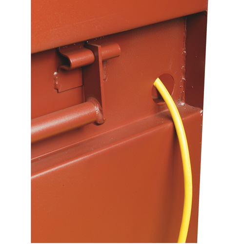 Jobsite Shelf Cabinet, Steel, 47.5 Cubic Feet, Red SPOC Demo