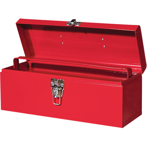 Coffre &agrave; outils portatif ATB100 avec plateau en m&eacute;tal pour outils, 6" P x 16" la x 6-1/2" h, Rouge SPOC Demo