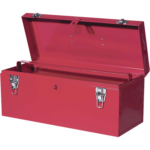 TB21 Steel Hand Tool Box, 8-3/4" D x 20" W x 9-3/8" H, Red SPOC Demo