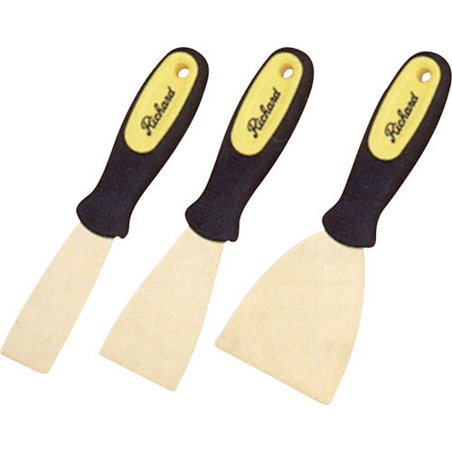 Stiff Wall Scrapers, 2", Brass Blade SPOC Demo