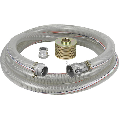 Reinforced Suction Hose Kit for Water Pump, 2" x 300" SPOC Demo