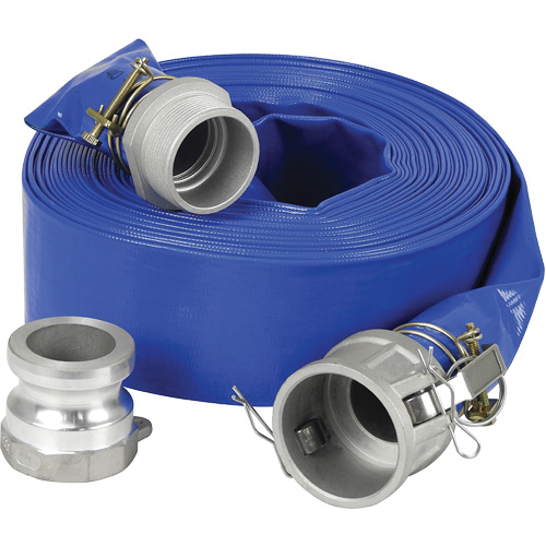 Lay-Flat Discharge Hose Kit for Water Pump, 2" x 600" SPOC Demo