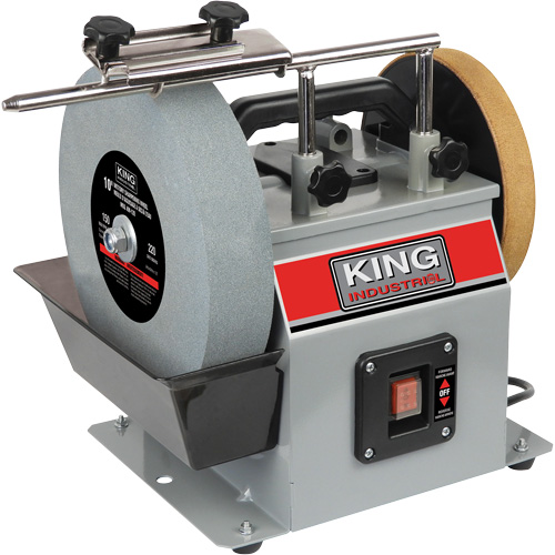 Wet/Dry Sharpener, 10" Wheel Diameter, 1/4 HP, 115 RPM SPOC Demo