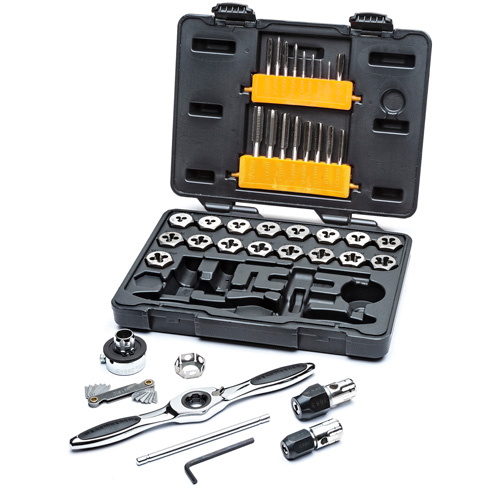 Metric Ratcheting Tap & Die Set, 42 Pieces SPOC Demo