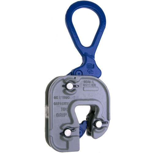 GX Structural Short Leg Plate Clamp, 4000 lbs. (2 tons), 1/16" - 7/8" Jaw Opening SPOC Demo