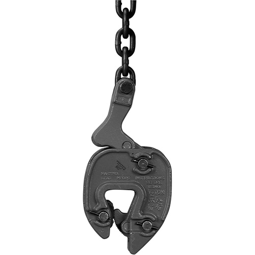 GX Plate Clamp with Chain Connector, 1000 lbs. (0.5 tons), 1/16" - 5/16" Jaw Opening SPOC Demo