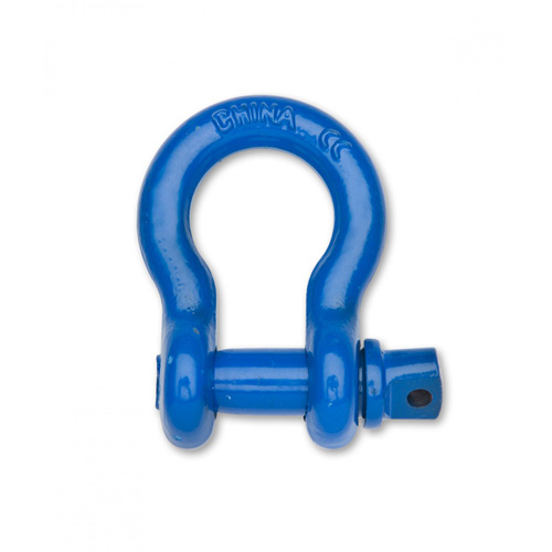 Farm Clevis Anchor Shackle, 1/4", Screw Pin, Coated SPOC Demo
