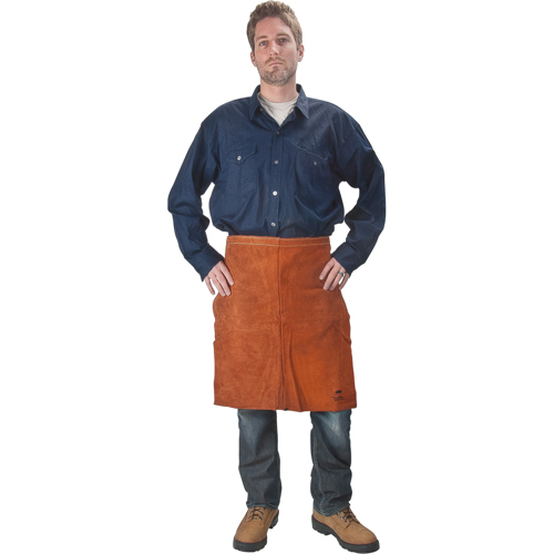Tablier en cuir, Taille, 24" lo, Lava Brown SPOC Demo