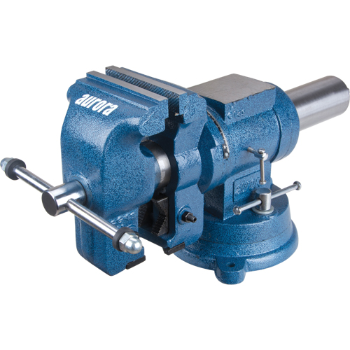 Multi-Purpose Bench Vise, 5" Jaw Width, 3-1/10" Throat Depth SPOC Demo