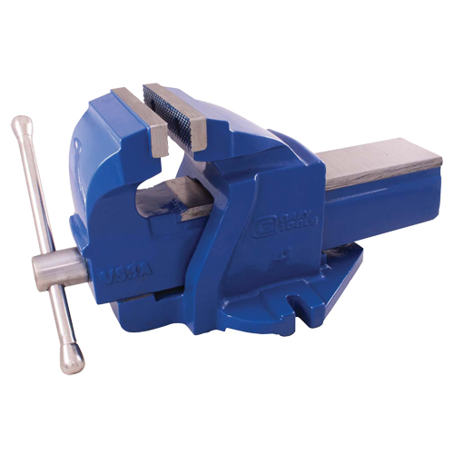 Ductile Iron Mechanics Bench Vise, 4" Jaw Width, 2" Throat Depth SPOC Demo