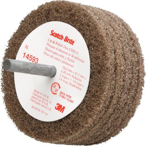 Scotch-Brite Cut & Polish Disc, 3" Dia. SPOC Demo