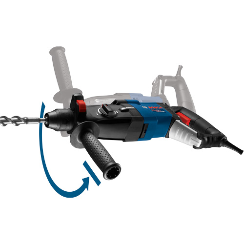 Marteau rotatif SDS-Plus Bulldog Xtreme Max, 8,5 A, 0-5100 Coups/min, 0-1300 Tr/min, 2,4 lb-pi. SPOC Demo