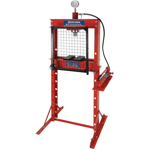 Hydraulic Shop Press with Grid Guard, 20 tons Capacity SPOC Demo