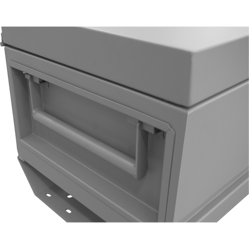 Jobsite Storage Box, 32" x 19" x 17-13/16", Steel, Grey SPOC Demo