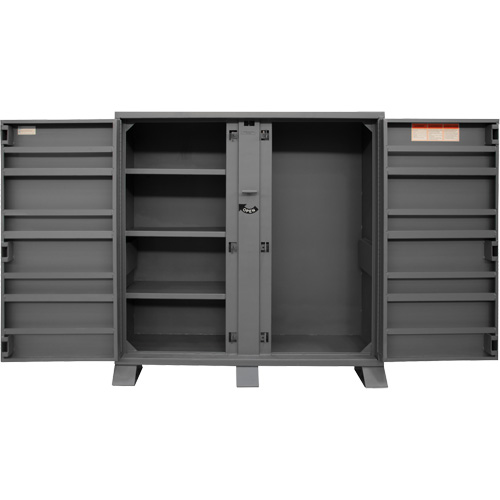 Jobsite Storage Shelving Cabinet, Steel, 47.5 Cubic Feet, Grey SPOC Demo