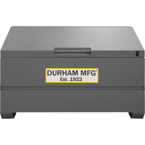 Jobsite Sloped Lid Storage Box, 60" x 30" x 39-3/8", Steel, Grey SPOC Demo