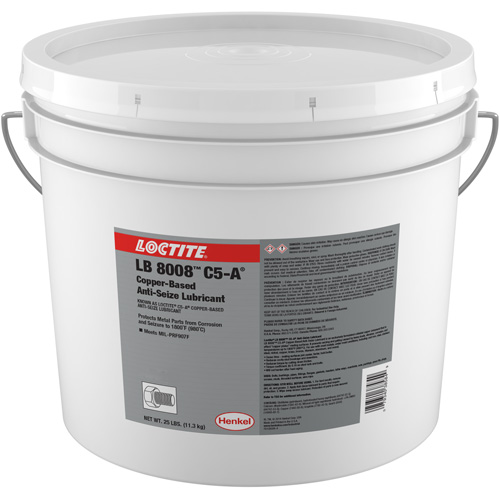 LB 8008 C5-A Copper Anti-Seize Lubricant, 25 lbs., Pail, 1800°F (982°C) Max Temp. SPOC Demo