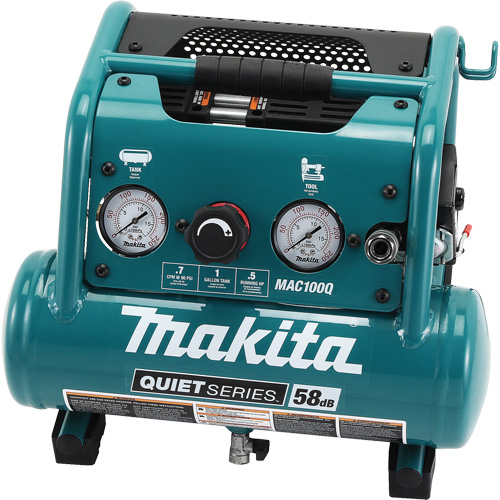 Quiet Series Air Compressor, Electric, 1 Gal. (1.2 US Gal), 135 PSI, 120/1 V SPOC Demo
