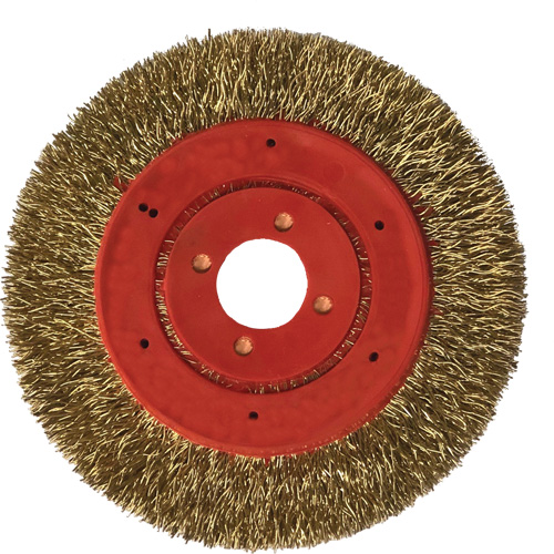 No Throw Partial Encapsulated Wire Wheel, 3" Dia., 0.012" Fill, 1/4" Arbor SPOC Demo