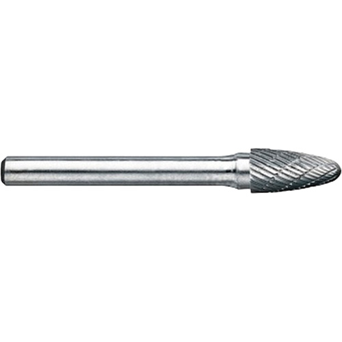 DRILLCO Magnum Double Cut Solid Carbide Burr, SG-1, 1/4" Dia., 1/4" Shank, 5/8" Depth of Cut SPOC Demo