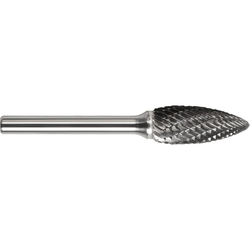 DRILLCO Double Cut Flame Shaped Burr, SH-1 SPOC Demo