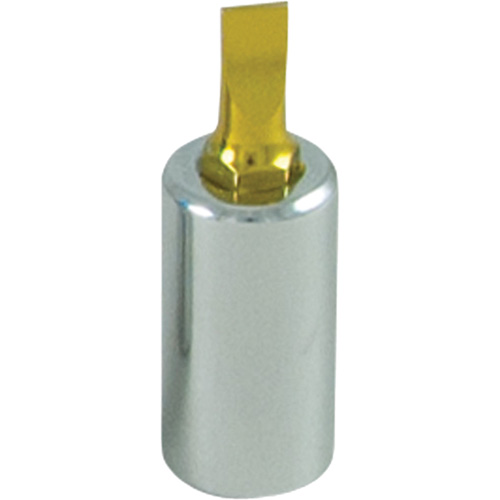Gold Tip Screwdriver Bit, Slot, 15/64", 1/4" Drive SPOC Demo
