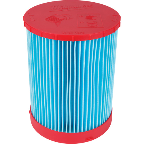 Filtre grand format &agrave; haute efficacit&eacute; pour aspirateur sec/humide, Cartouche, Pour 12 gal. US/9 gal. US/6 gal. US SPOC Demo