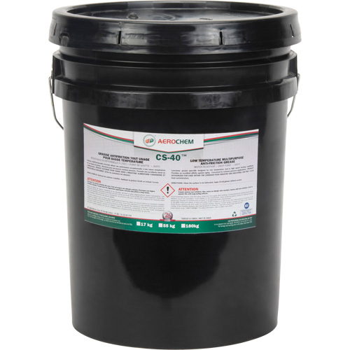 Graisse polyvalente pour basse temp&eacute;rature Gadus CS-40 AEROCHEM, 17 kg, Seau SPOC Demo