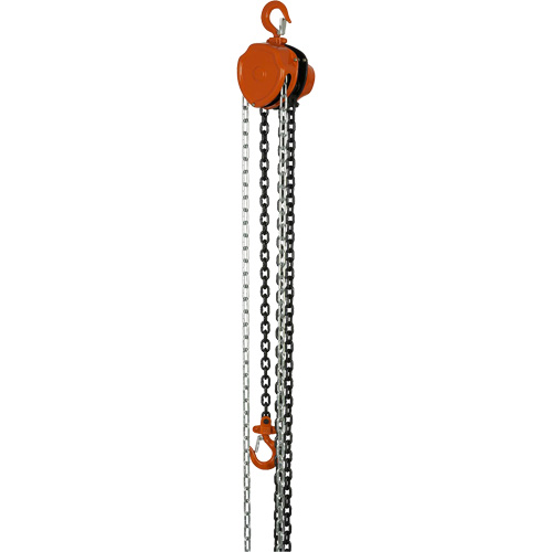 VHC Series Chain Hoists, 10' Lift, 1100 lbs. (0.5 tons) Capacity, Alloy Steel Chain SPOC Demo