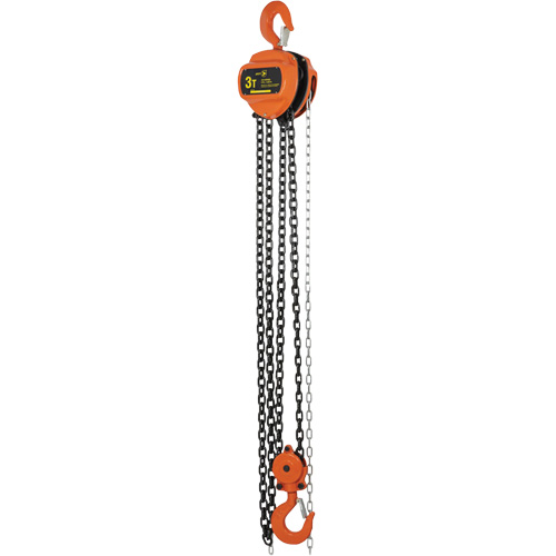 VHC Series Chain Hoists, 10' Lift, 6600 lbs. (3 tons) Capacity, Alloy Steel Chain SPOC Demo