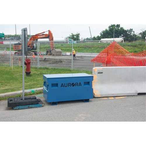 Jobsite Tool Box, 60" x 24" x 27-1/2", Steel, Blue SPOC Demo