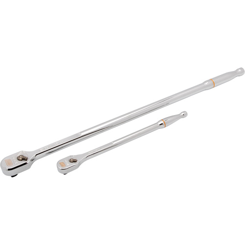 1/4" & 3/8" Drive 120XP Extra Long Handle Full Polish Teardrop Ratchet Set SPOC Demo