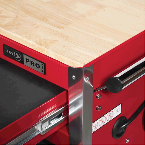 PRC4211 Armoire roulante de s&eacute;rie Pro, 11 tiroirs, 42" la x 18" p x Rouge SPOC Demo