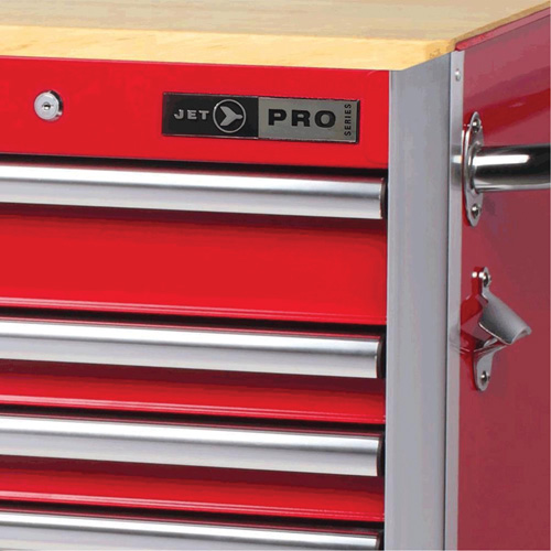 PRC7215 Pro Series Roller Cabinet, 15 Drawers, 72" W x 24" D x Red SPOC Demo