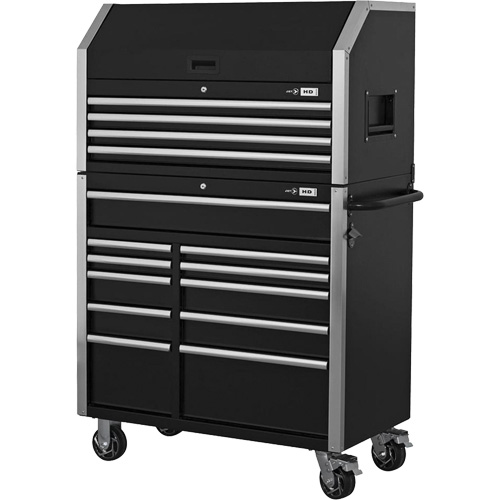 HDCC-4115 HD Series Toolbox Combo, 21-1/2" D x 44-1/5" W x 63-3/10" H, Black SPOC Demo