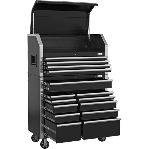 HDCC-4115 HD Series Toolbox Combo, 21-1/2" D x 44-1/5" W x 63-3/10" H, Black SPOC Demo