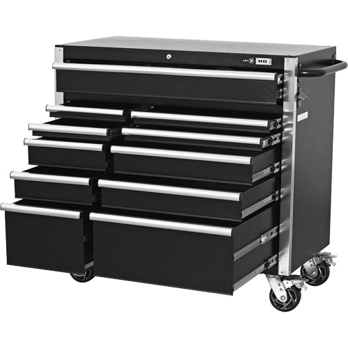 HDCC-4115 HD Series Toolbox Combo, 21-1/2" D x 44-1/5" W x 63-3/10" H, Black SPOC Demo