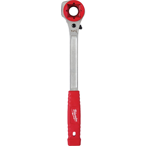 Lineman's High-Leverage Ratcheting Wrench with Milled Strike Face, 3/4"/1"/1-1/8" Drive, Ergonomic Handle SPOC Demo