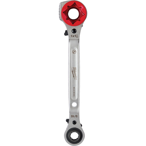 Cl&eacute; &agrave; cliquet 5 en 1 pour monteur de ligne avec face de frappe frais&eacute;e, Prise de 3/4"/1"/1-1/8", Poign&eacute;e Ergonomique SPOC Demo