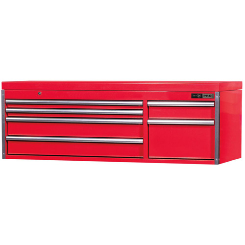 PMC5606 Pro Series Mechanics Chest, 55-1/2" W, 6 Drawers, Red SPOC Demo