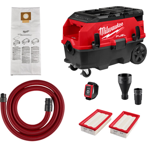 M18 FUEL 9 Gallon Dual Battery Dust Extractor with PACKOUT Compatibility and VACLINK Kit, 27-3/4" x 19" SPOC Demo