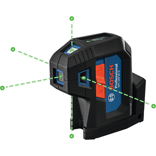 Laser dalignement autonivelant &agrave; faisceau vert &agrave; cinq points SPOC Demo