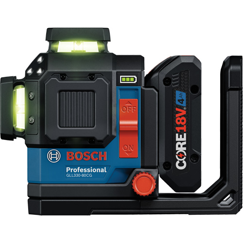 Laser dalignement/nivellement 360 connect&eacute; &agrave; faisceau vert &agrave; trois points SPOC Demo
