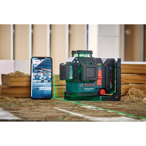 Laser dalignement/nivellement 360 connect&eacute; &agrave; faisceau vert &agrave; trois points SPOC Demo