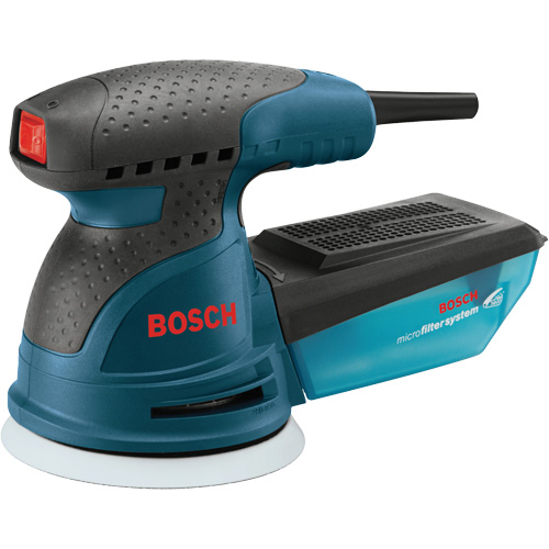 Single-Speed Palm Random Orbit Sander/Polisher, 5" Sand Paper, 2.5 A, 120 V SPOC Demo