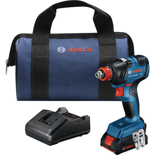 Ensemble visseuse/cl&eacute; &agrave; chocs 2-en-1 pour embouts et douilles, 1/2", 1800 lb-po Couple max., 18 V, Lithium-ion SPOC Demo