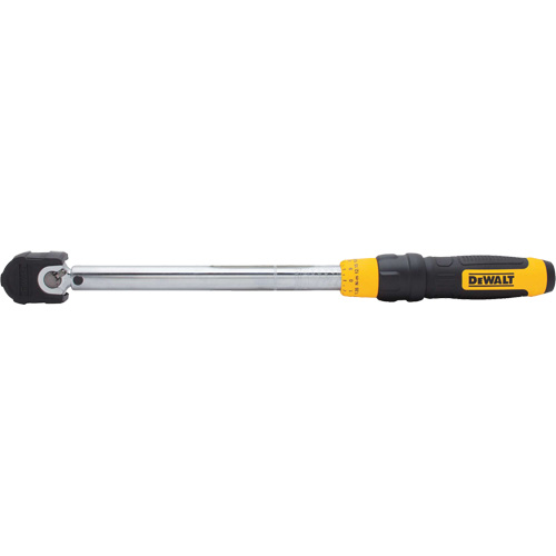 Micrometer Torque Wrench, Click, 3/8" Square Drive, 20 - 100 ft-lbs./27.11-135. 58 N.m SPOC Demo